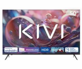 KIVI - 50 , UHD, Android TV 11, Černá, 3840x2160, 60 Hz, ...