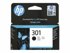 HP 301 - 3 ml - černá - originální - inkoustová cartridge - pro HP DeskJet 1000, 1010, 1050 AiO, 1050A AiO, 1510 AiO, 2000, 2050 AiO, 2050A AiO, 2510 AiO, 2540 AiO, 3000, 3050 AiO, 3050A eAiO, 3510 eA