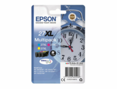 Epson 27XL Multipack - 3-balení - 31.2 ml - XL - žlutá, azurová, purpurová - originální - blistr s RF alarmem - inkoustová cartridge - pro WorkForce WF-3620, WF-3640, WF-7110, WF-7210, WF-7610, WF-762