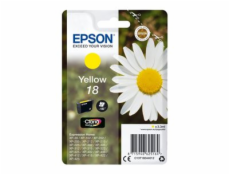 Epson 18 - 3.3 ml - žlutá - originální - blistr s RF / akustickým alarmem - inkoustová cartridge - pro Expression Home XP-212, 215, 225, 312, 315, 322, 325, 412, 415, 422, 425