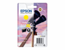 Epson 502XL - 6.4 ml - Vysoká kapacita - žlutá - originální - blistr s RF / akustickým alarmem - inkoustová cartridge - pro Expression Home XP-5100, XP-5150; WorkForce WF-2860, WF-2865DWF, WF-2880DWF,