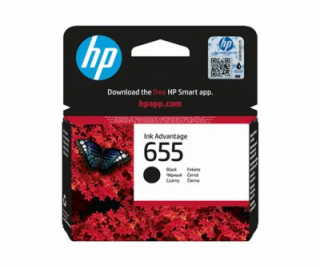 HP 655 - 14 ml - černá - originální - Ink Advantage - ink...