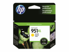 HP 951XL - 17 ml - Vysoká výtěžnost - žlutá - originální - inkoustová cartridge - pro Officejet Pro 251dw, 276dw, 8100, 8600, 8600 N911a, 8610, 8615, 8620, 8625, 8630