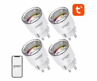 Smart plug WiFi Gosund EP2 (4-pack) 10A Tuya