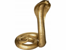 Atmosphera Dekorativní polyresinová figurka COBRA, zlatá, 36 cm