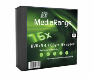 MEDIARANGE DVD + R 4,7 GB 16x SlimCase 5pck/bal