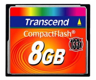 Transcend 8GB CF (133X) pamäťová karta