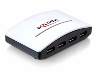 DeLock HUB USB 3.0 4-portový externý + napájací zdroj