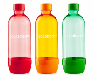 Sodastream Flaša Tripack Orange Red green 1 l