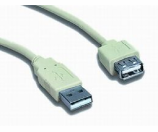 PremiumCord KUPAA5 kábel USB2.0 A-A 5m, šedý