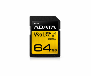 ADATA SDXC 64GB UHS-II U3 ASDX64GUII3CL10-C
