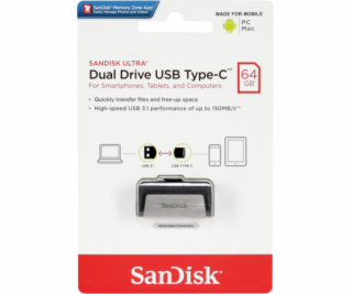 SanDisk Ultra Dual Drive    64GB Type-CTM USB     SDDDC2-...