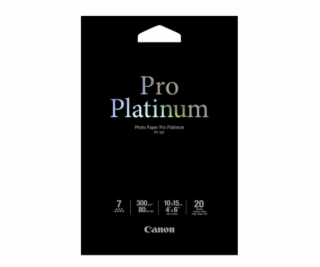 Canon PT-101 10x15 cm, 20 sheet Photo Paper Pro Platinum ...