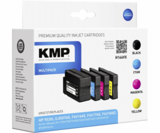 KMP H166VX Multipack BK/C/M/Y kompatibilna s HP 953 XL