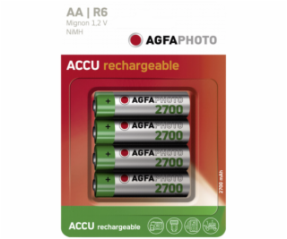 1x4 AgfaPhoto Akku NiMh Mignon AA 2300 mAh