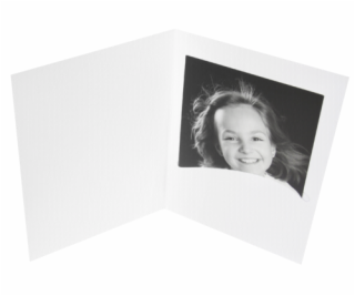 1x100 Daiber portrait folder Profi-Line  up to 9x13 cm white