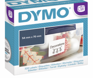 Dymo Large Multipurpose Labels 70mm x 54mm / 320 labels  ...