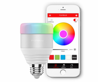 MiPow Playbulb Smart LED E27 5W (40W) RGB lampa biela