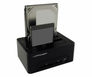 LC Power LC-DOCK-U3-CR HDD docking station CF/SD card r