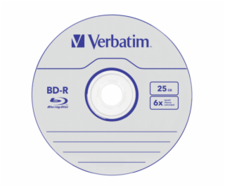 1x5 Verbatim BD-R Blu-Ray 25GB 6x Speed Jewel obal