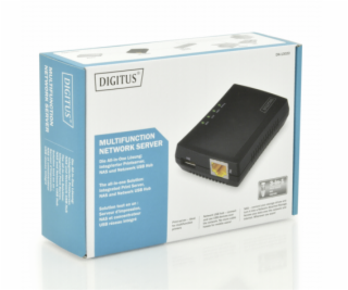 DIGITUS 1-Port USB 2.0 Multifunction Network Server