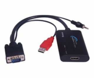 PremiumCord VGA+audio konvertor na HDMI khcon-04