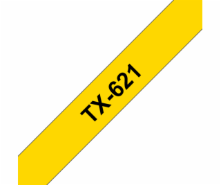 BROTHER TX621 Black On Yellow Tape (9mm)