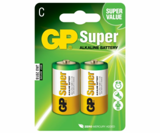 GP Batéria alkalická SUPER C 2ks R14 2BL