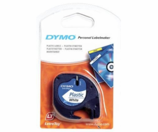 Dymo Letratag Band Plastova biela 12 mm x 4m