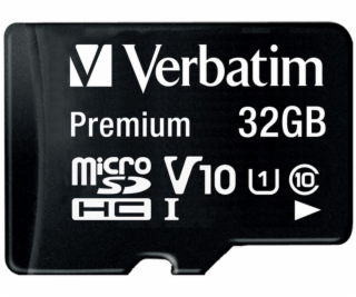 Verbatim microSDHC          32GB Class 10 UHS-I incl adapter