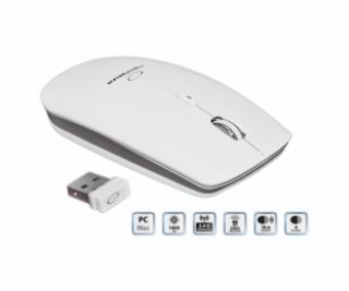 Esperanza EM120W mouse RF Wireless Optical 2400 DPI myš k PC