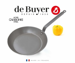 De Buyer Carbone Plus Lyonnaise Frying Pan, 28cm