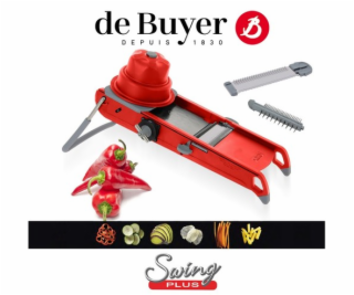 De Buyer Mandoline Swing Plus red