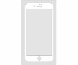 Woodcessories 3D Premium Glass iPhone 6+/ 7+/ 8+ biela