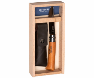 Opinel vreckovy noz No. 08 v krabicke s kozenk. puzdrom