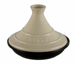 Staub Tajine 20cm rund cream, Gusseisen