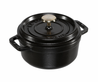 Staub Cocotte 12cm rund cierna; Gusseisen