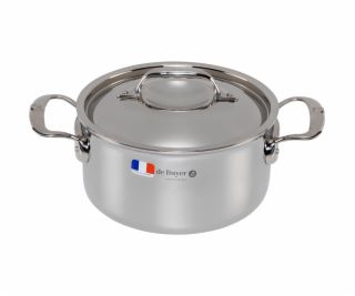 De Buyer Affinity Saucepot Stainless Steel with lid 20 cm