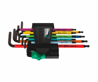 Wera 967/9 TX BO Multicolour 1 L-Key Set for TORX, BlackL...