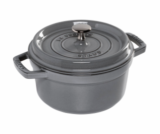 Staub La Cocotte 20cm round, Graphite grey, Cast Iron