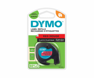 Dymo Letratag červená 12 mm x 4 m Plastová páska 