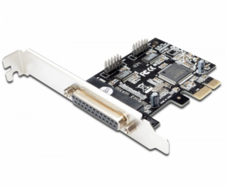 Karta/Kontroler LPT/RS232 PCI Express, 1xDB25 2xDB9, Low ...