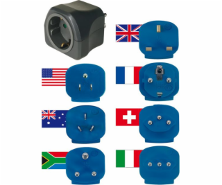 Brennenstuhl Sada 7 adapterov