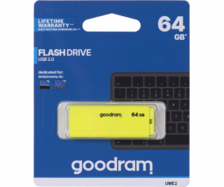 GOODRAM UME2 USB 2.0        64GB Yellow