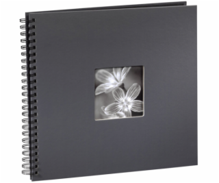 Hama  Fine Art  Spiral grey 36x32 50 black pages     94874