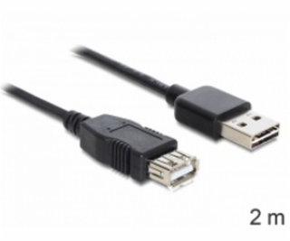 EASY USB 2.0 A Stecker > USB 2.0 A Buchse, Verlängerungsk...