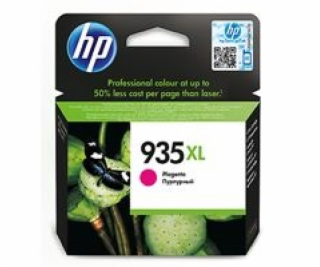 HP 935XL Magenta Ink Cartridge, 825str, C2P25AE