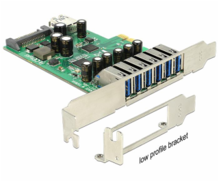 Delock PCI Express Karta > 6 x externí + 1 x interní USB 3.0