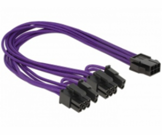 Delock napájecí kabel PCI Express 6 pin samice > 2 x 8 pi...