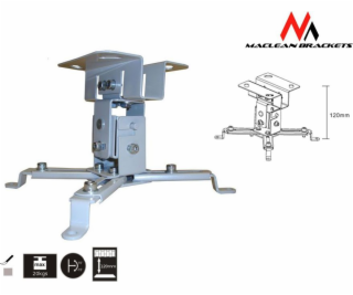 Držiak stropného projektora Maclean 12cm 20kg MC-582